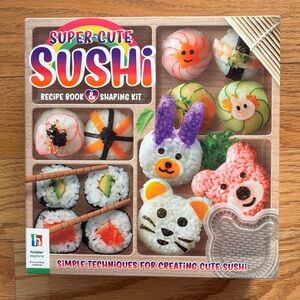 Super-Cute Sushi Recipe & Shaping Kit - Colorful Sushi Molds - NIB